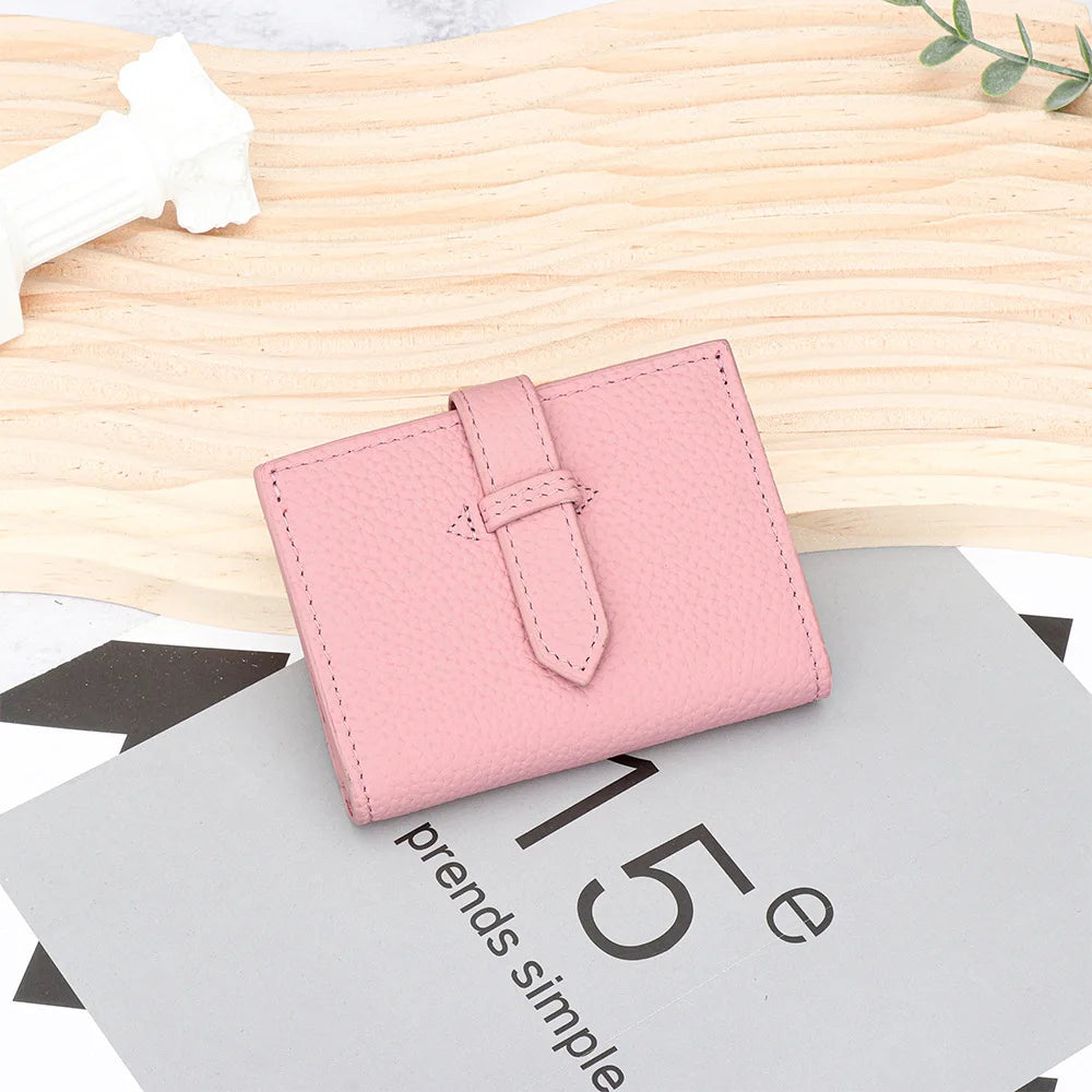 Luxury Design Genuine Leather Small Wallet