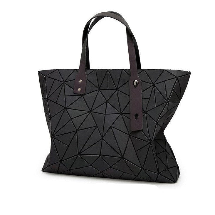 Women's Tote Geometric Quilted Shoulder Bag
