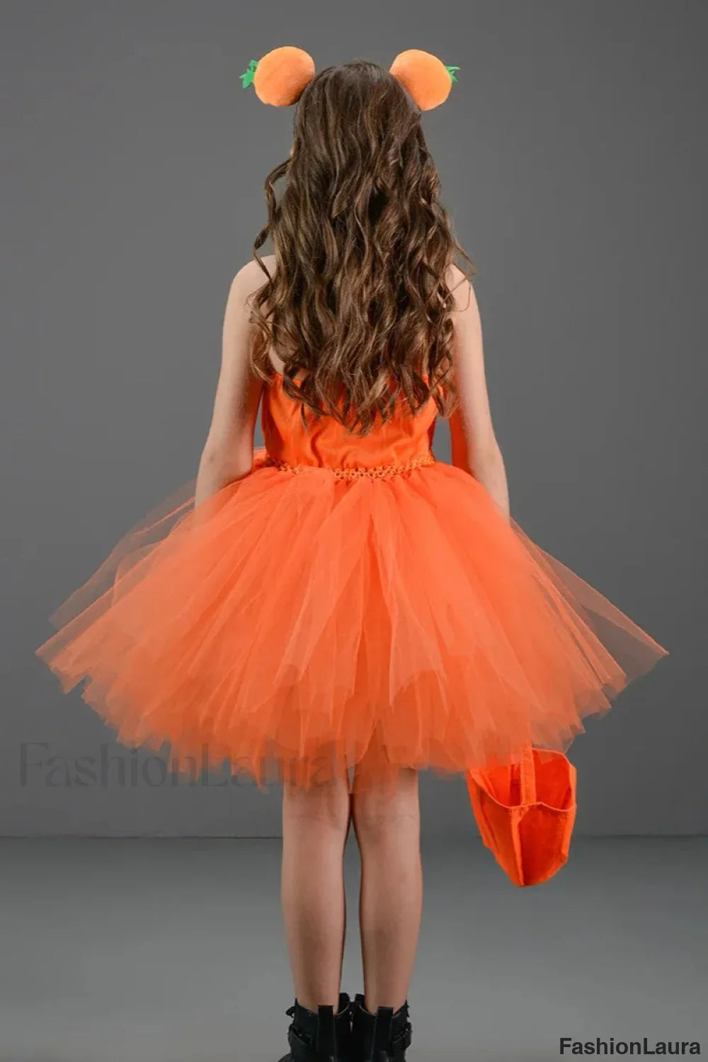 Pumpkin Witch Dress Kid Halloween