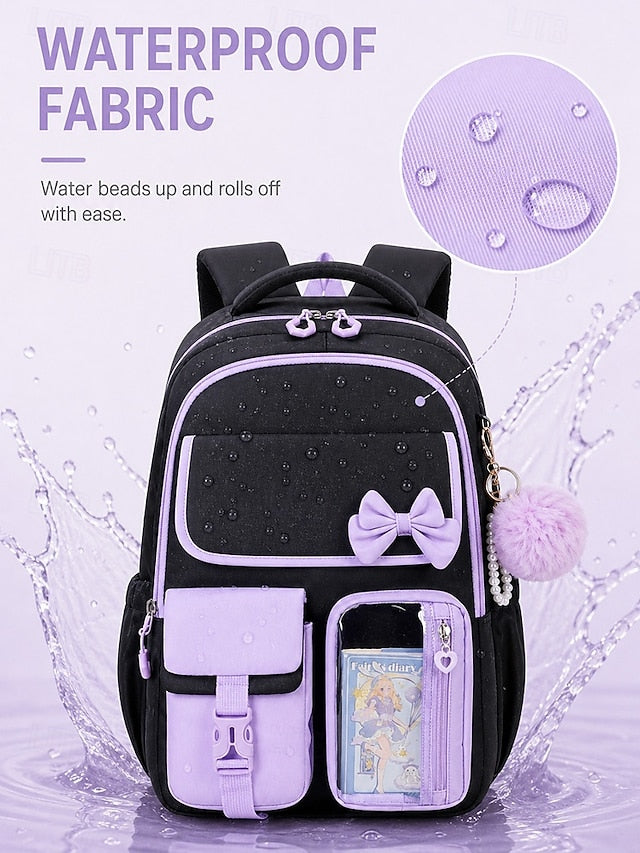 Girls' 3-Piece School Backpack Set
