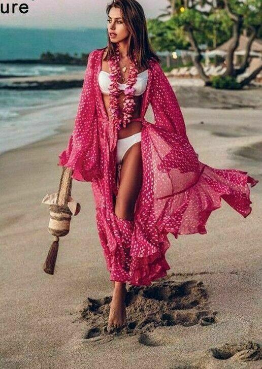 Sexy Cover Up Polka Dot Beach Dress-STYLEGOING