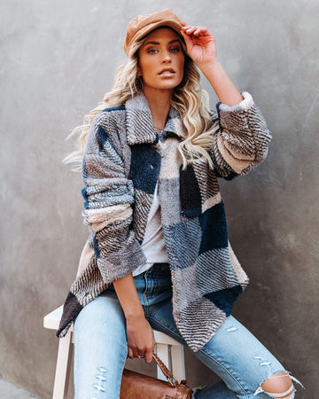 Salzburg Soft Plaid Shacket