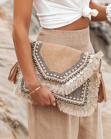 Shashi - Leela Clutch - Natural