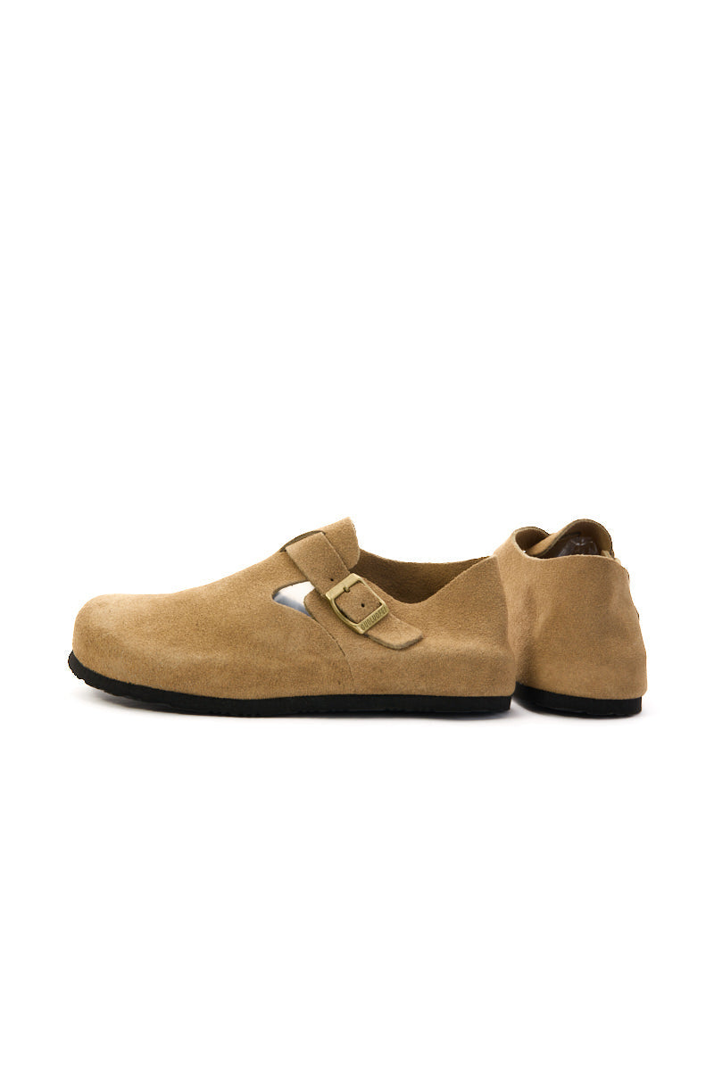 Seashore Suede Clog Loafer - Tan