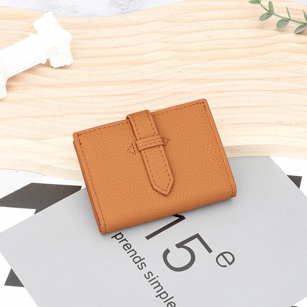 Luxury Design Genuine Leather Small Wallet