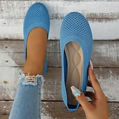 Women's Breathable Mesh Slip-On Flats