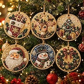 Halloween DIY Black Cat Moon Diamond Art Hanging Ornament Kit