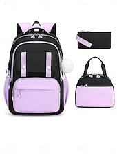 Girls Plaid Backpack for School