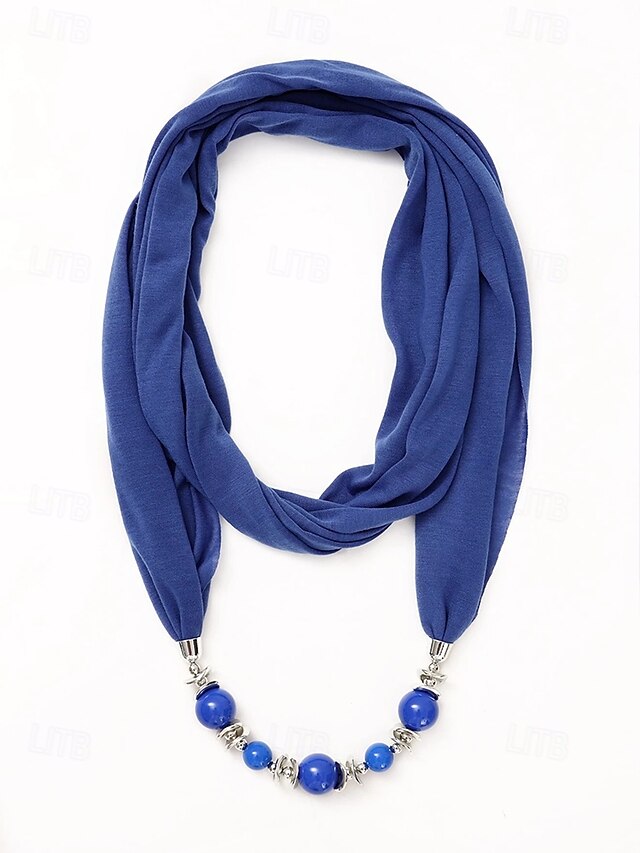 Women's Multicolor Warm Scarf Necklace