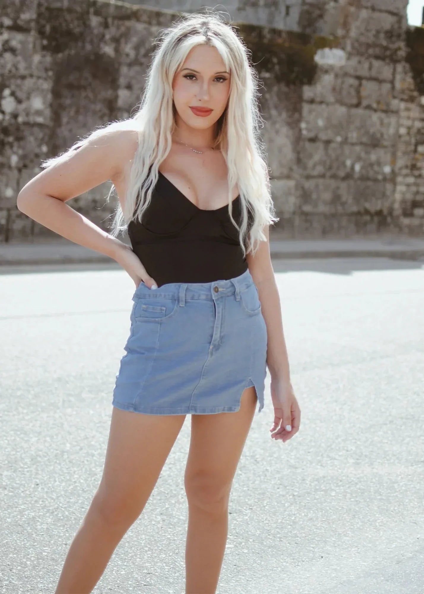 EffortlessChic Denim Skort + Own Every Moment, Confidently - 50% OFF