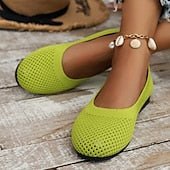Women's Breathable Mesh Slip-On Flats
