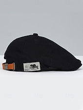 Men's Cotton Flat Cap Vintage Newsboy Hat