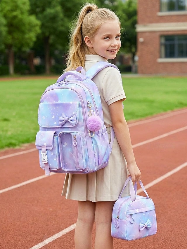 Girls' 3-Piece School Backpack Set