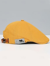 Men's Cotton Flat Cap Vintage Newsboy Hat