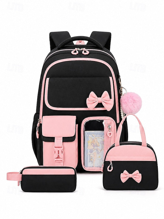 Girls' 3-Piece School Backpack Set