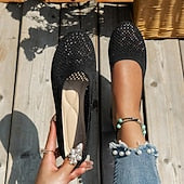 Women's Breathable Mesh Slip-On Flats