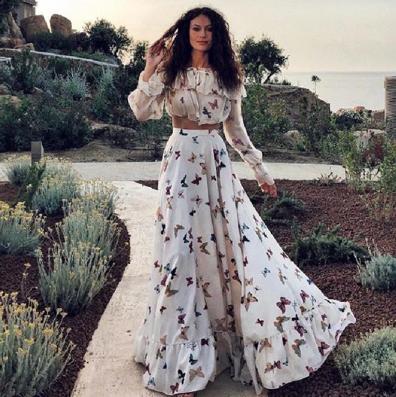 Summer Fairy Two Pieces Boho Dresses