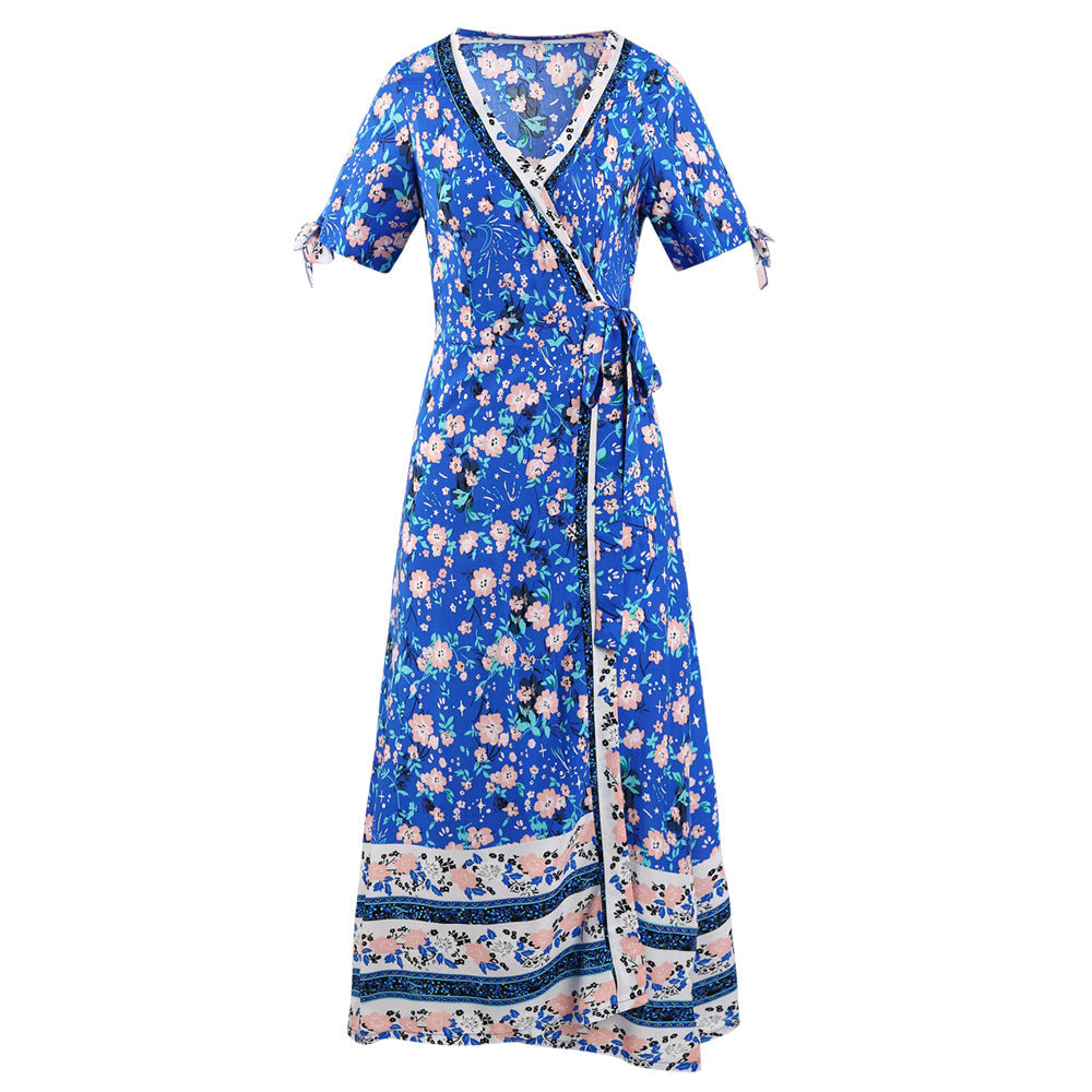 Bohemian Summer Holdiay Women Long Dresses