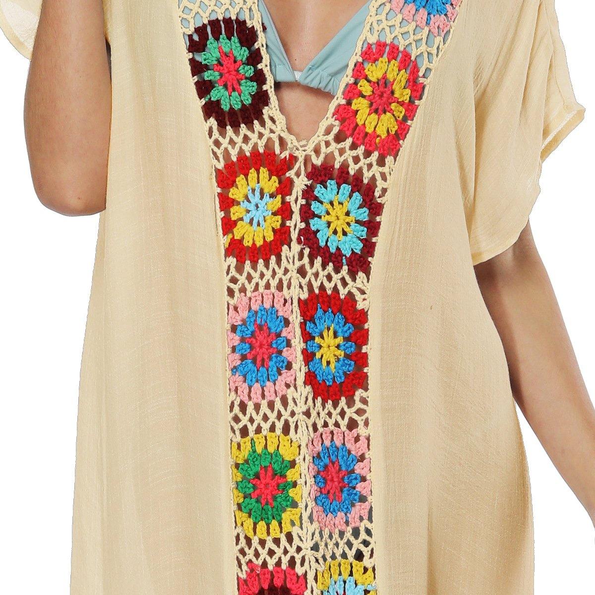 Women Long Summer Beach Cover Ups-STYLEGOING