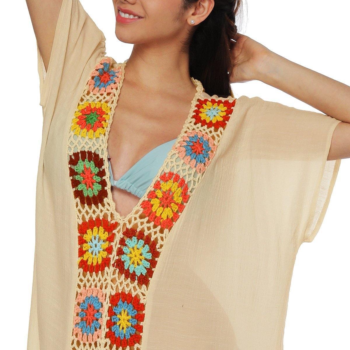 Women Long Summer Beach Cover Ups-STYLEGOING