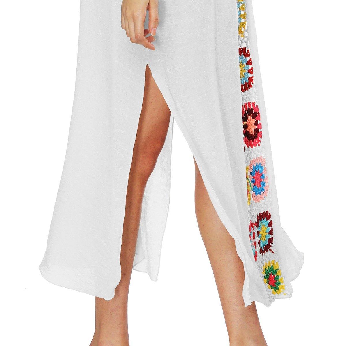 Women Long Summer Beach Cover Ups-STYLEGOING