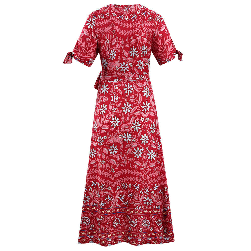 Bohemian Summer Holdiay Women Long Dresses