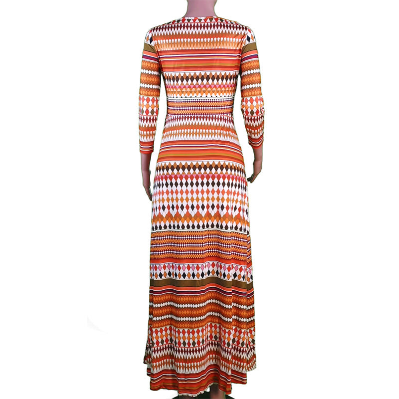 Fall Long Sleeve Long Dresses