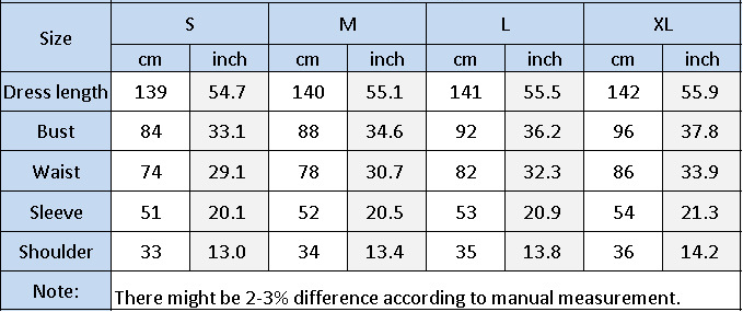 Women Long Sleeves V Neck Fall Long Dresses-STYLEGOING