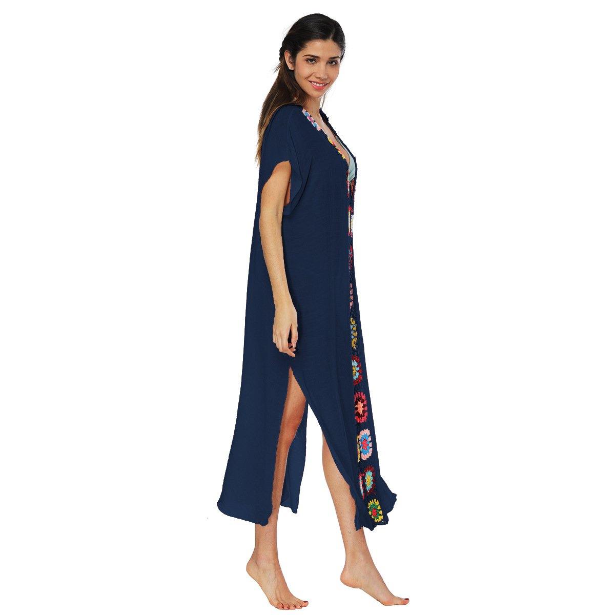 Women Long Summer Beach Cover Ups-STYLEGOING