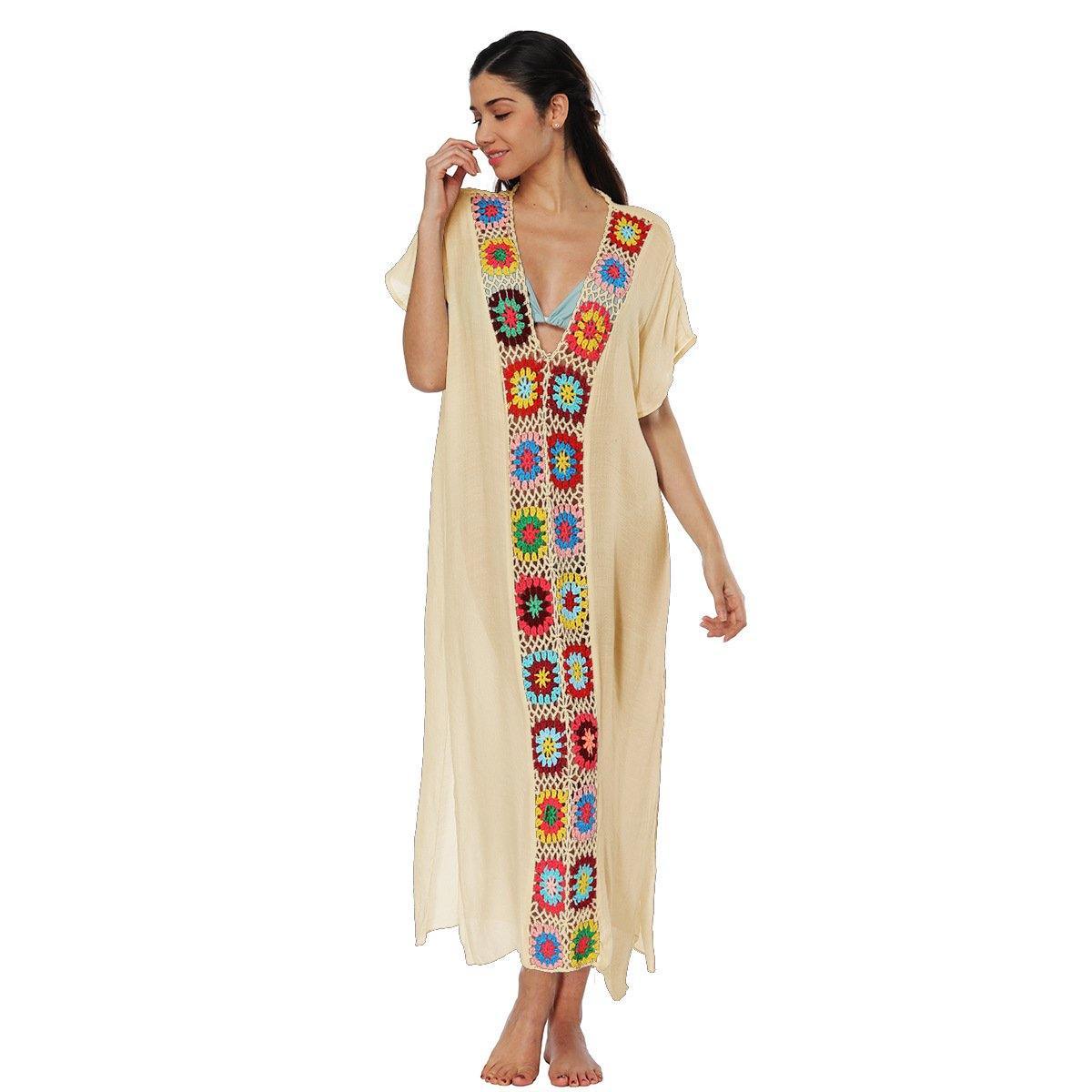 Women Long Summer Beach Cover Ups-STYLEGOING