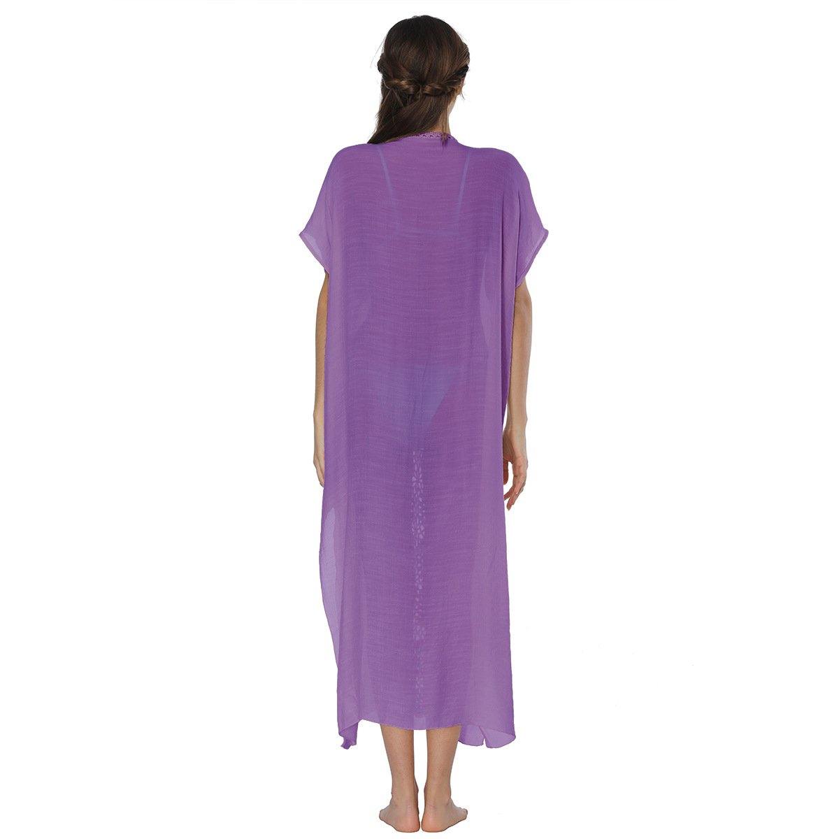 Women Long Summer Beach Cover Ups-STYLEGOING