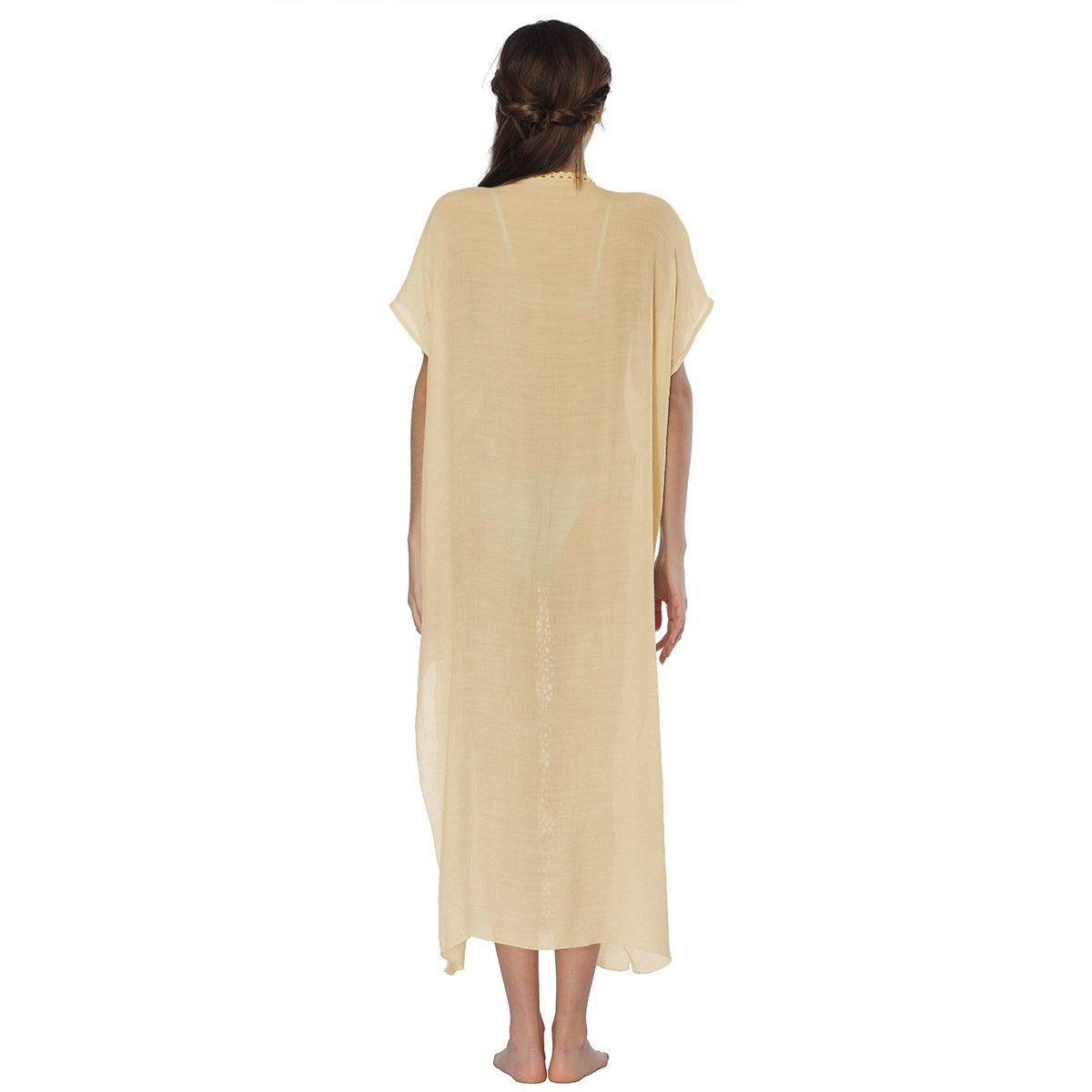 Women Long Summer Beach Cover Ups-STYLEGOING