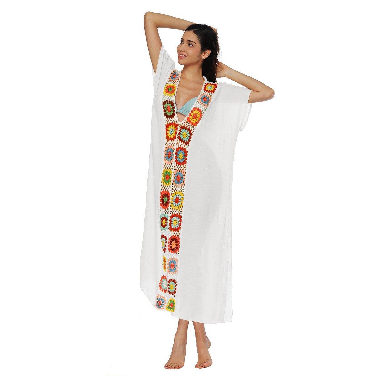 Women Long Summer Beach Cover Ups-STYLEGOING