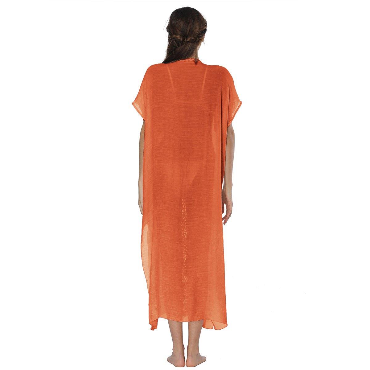 Women Long Summer Beach Cover Ups-STYLEGOING