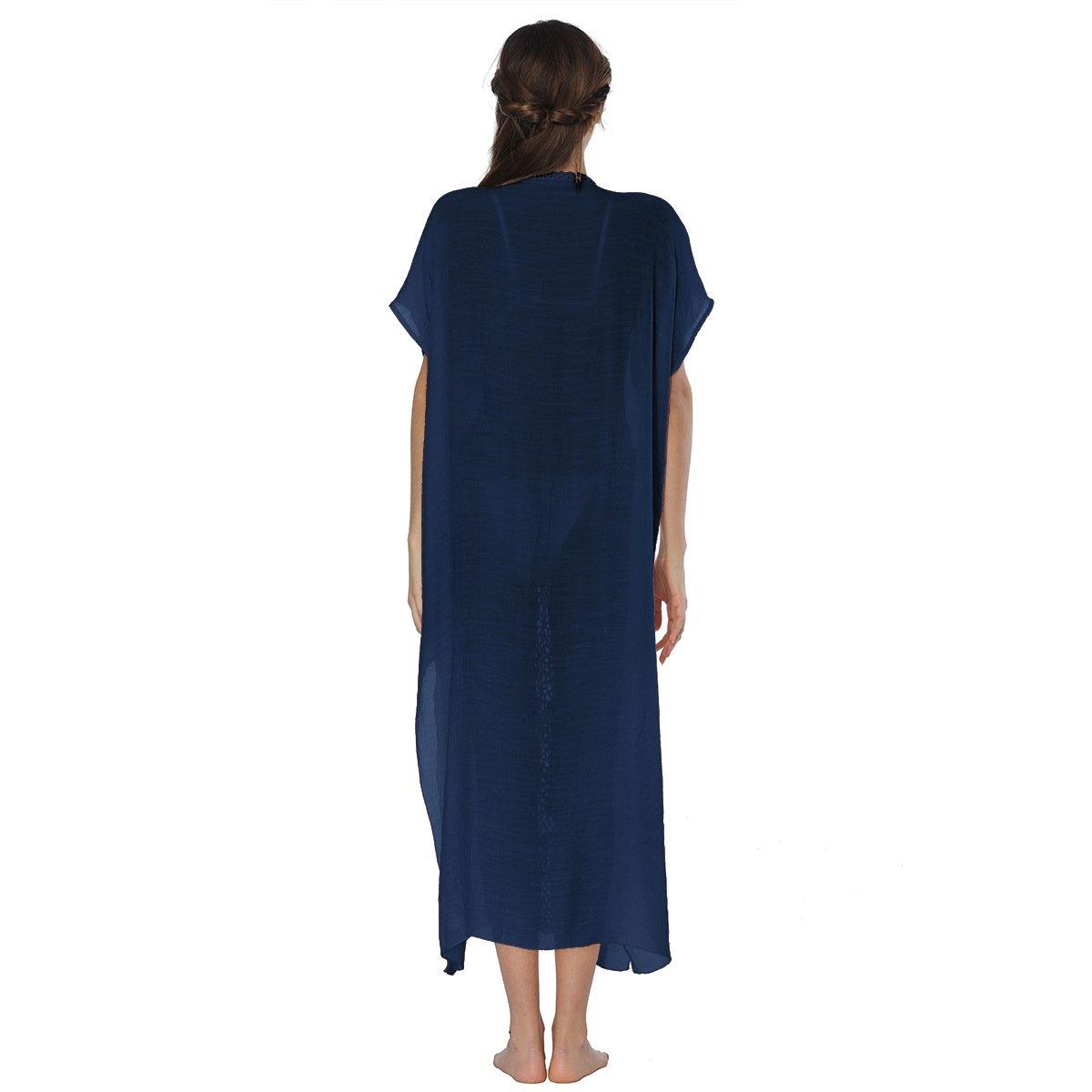 Women Long Summer Beach Cover Ups-STYLEGOING