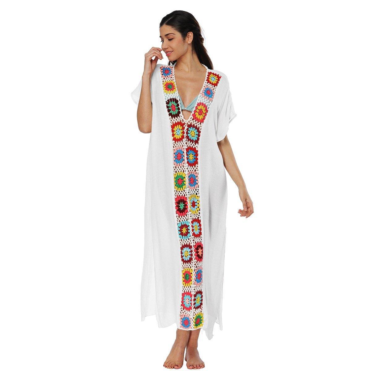 Women Long Summer Beach Cover Ups-STYLEGOING