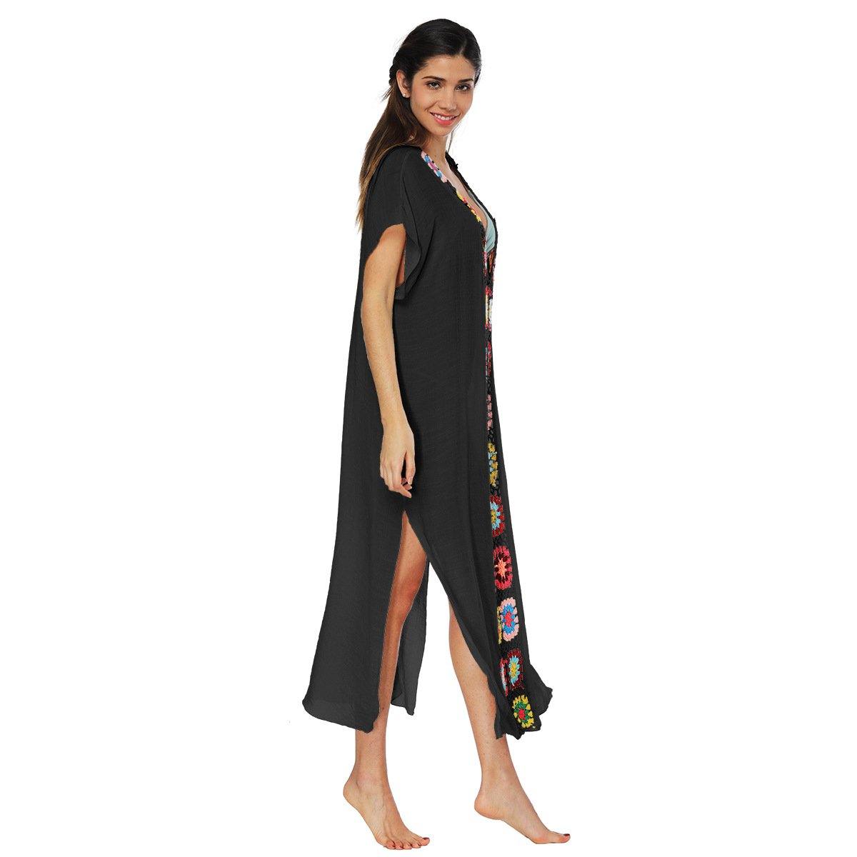 Women Long Summer Beach Cover Ups-STYLEGOING