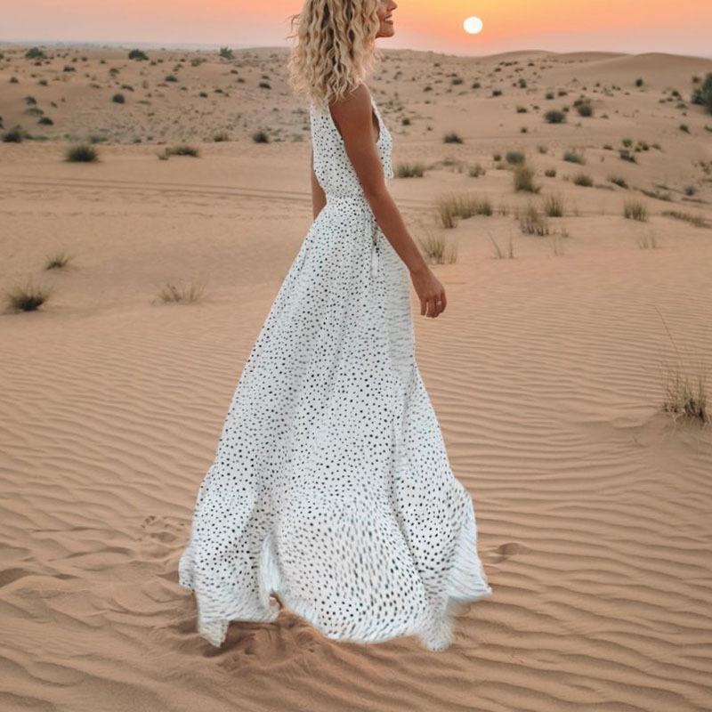 Summer Sleeveless Bohemian Long Dresses-STYLEGOING