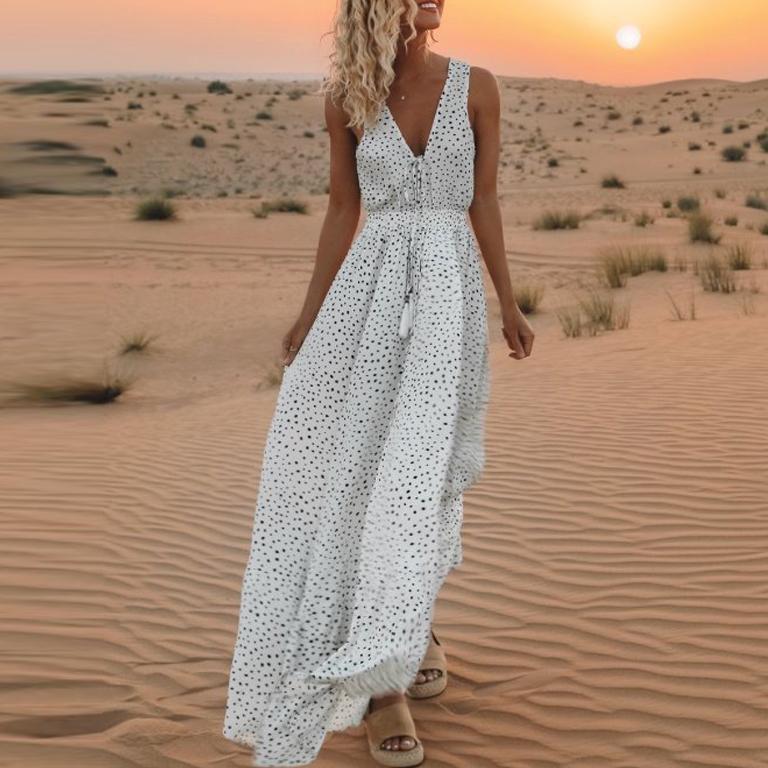 Summer Sleeveless Bohemian Long Dresses-STYLEGOING