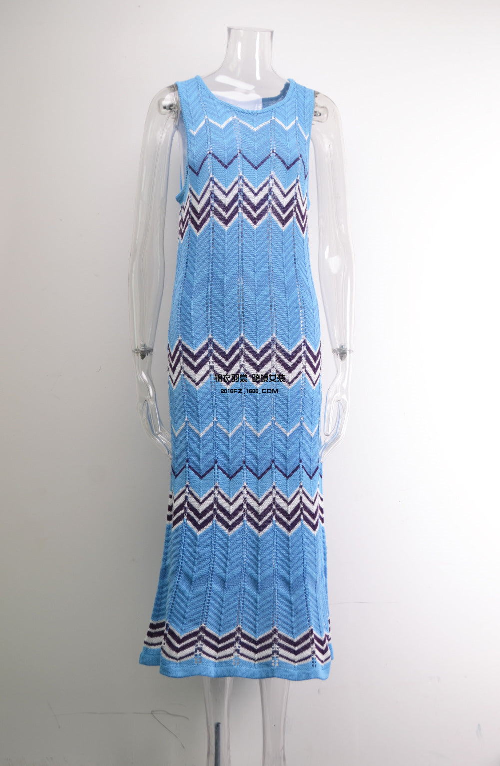 Sexy Women Summer Knitting Long Beach Dresses