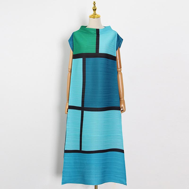 Summer Round Neck Long Dresses-STYLEGOING