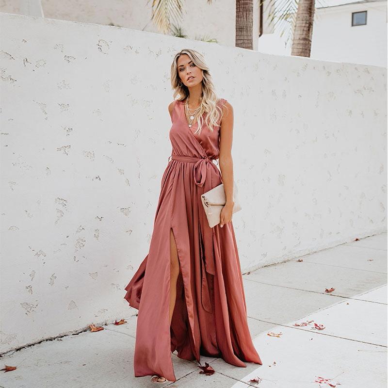 Summer Bohemian Sleeveless Long Dress-STYLEGOING