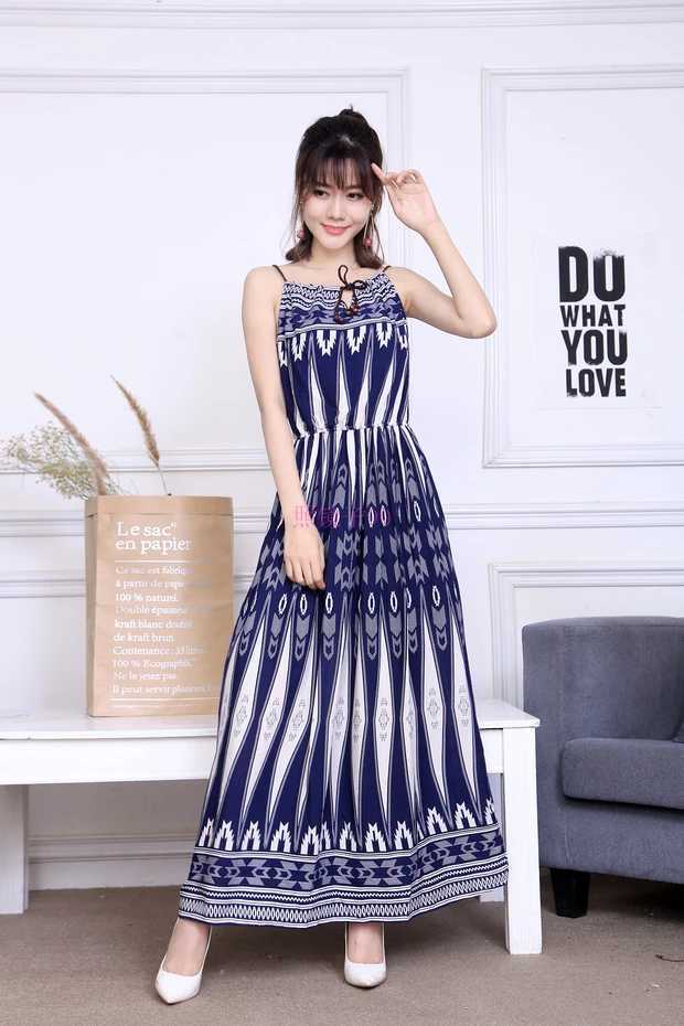 Casual Cotton Summer Long Sleeveless Dresses