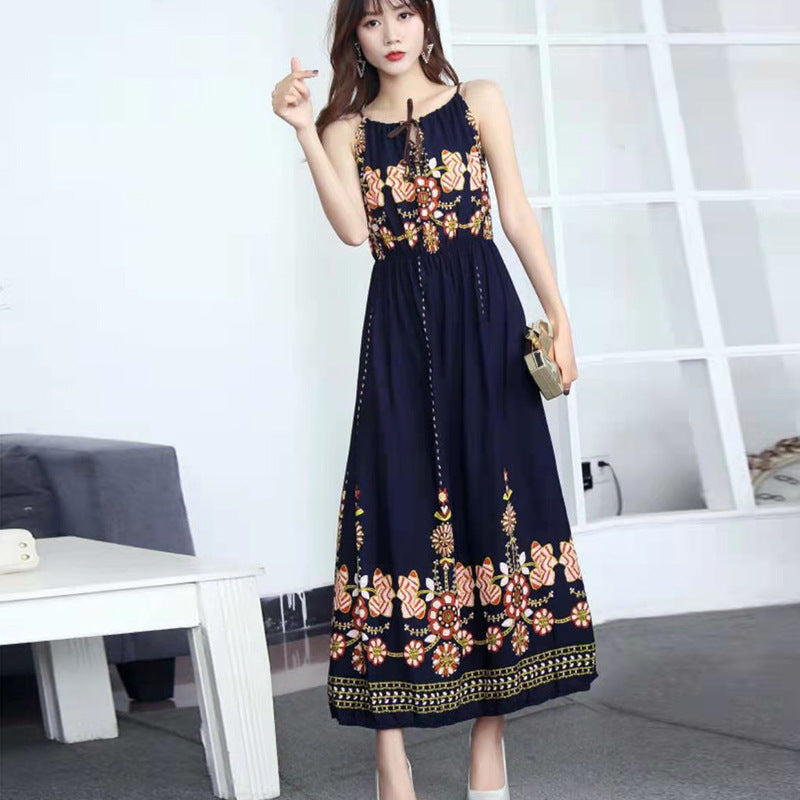 Casual Cotton Summer Long Sleeveless Dresses