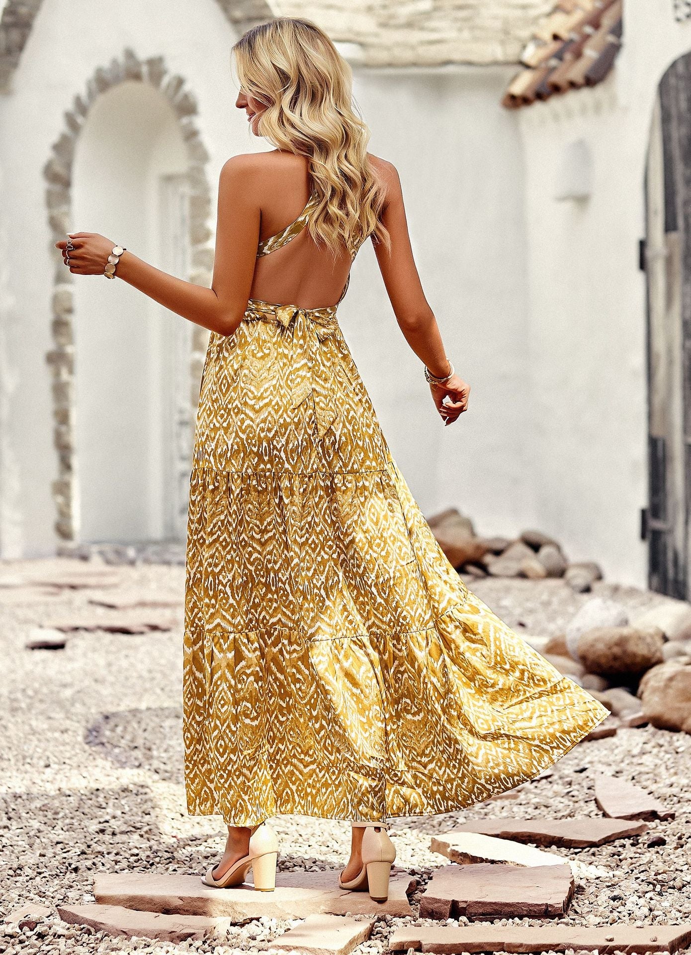 Elegant Bohemian Sleeveless Summer Long Dresses