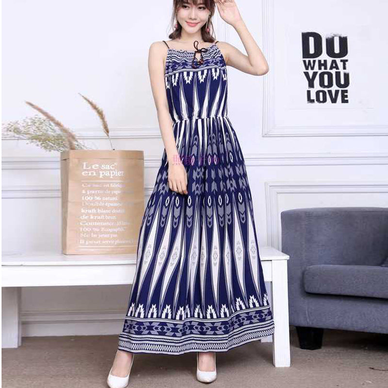 Casual Cotton Summer Long Sleeveless Dresses