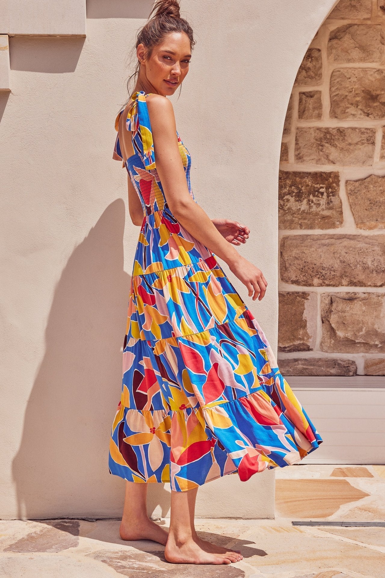 Women Summer Holiday Bangdage Long Dresses-STYLEGOING