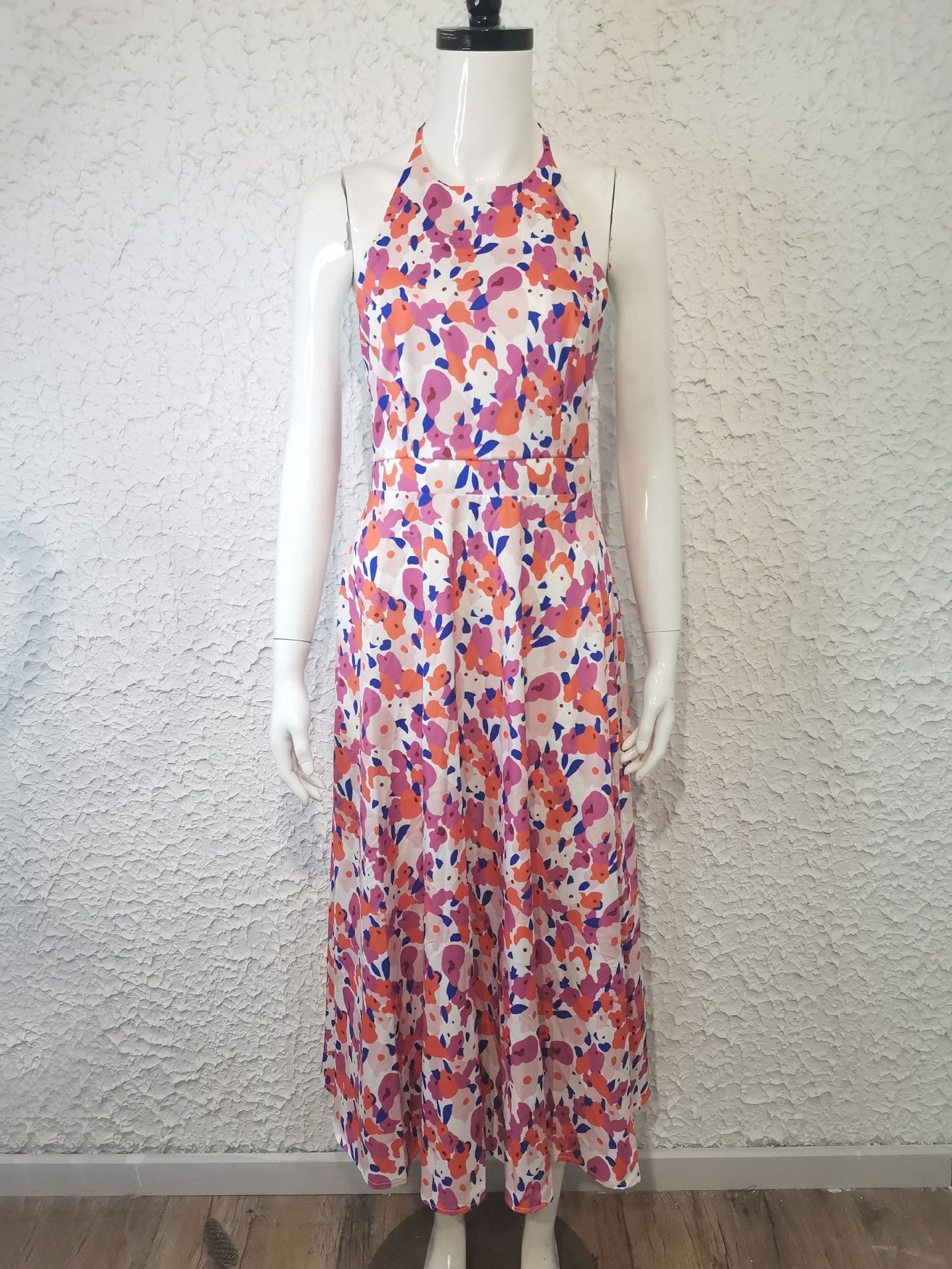 Sexy Floral Print Long Boho Summer Beach Dresses