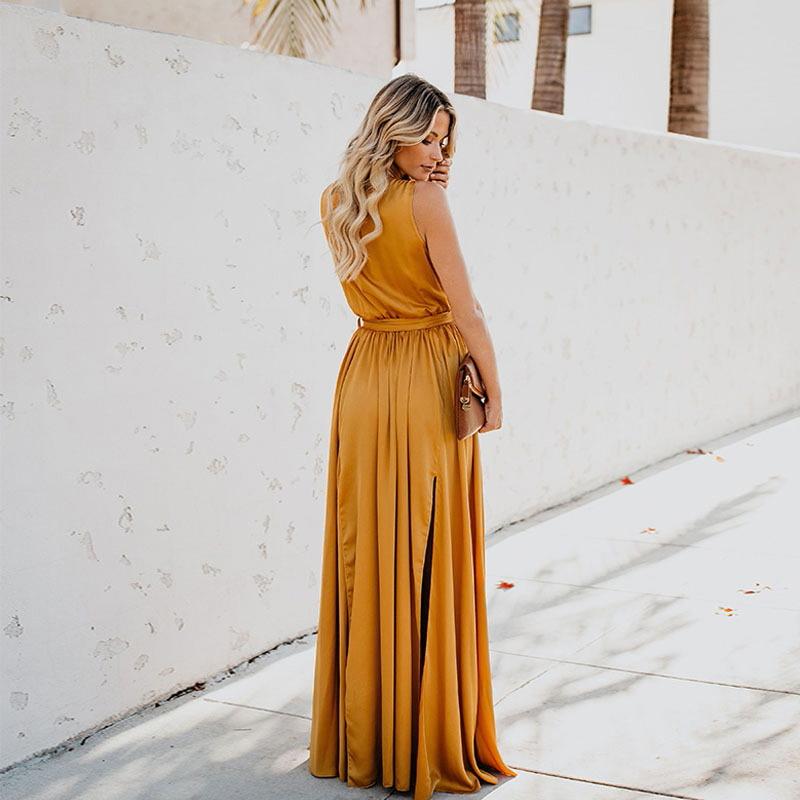 Summer Bohemian Sleeveless Long Dress-STYLEGOING