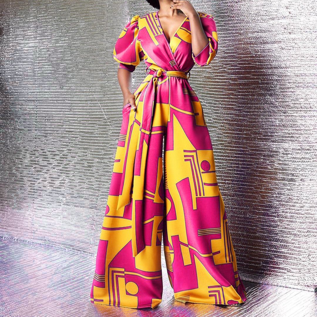 Summer High Waist Jumpsuits-STYLEGOING